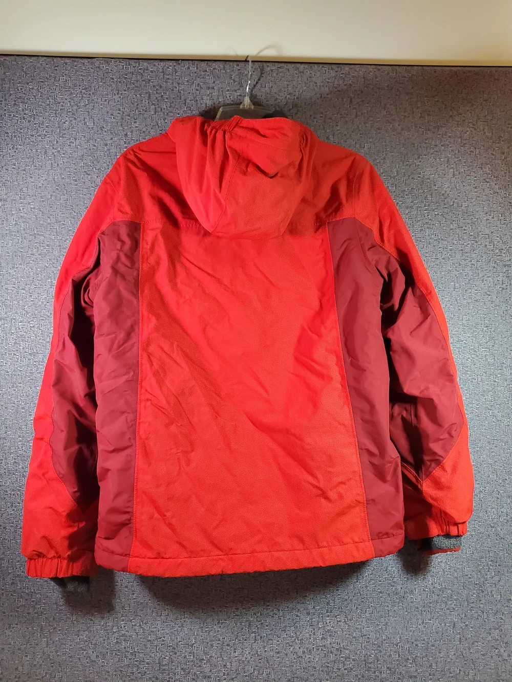 Lands' End Boys Squall Hooded Winter Coat Red/Orange XL 18/20 Waterproof